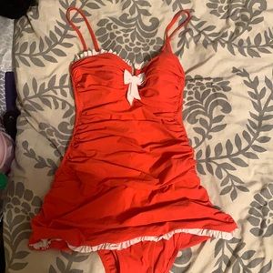 Pin Up One Piece Bathing Suit